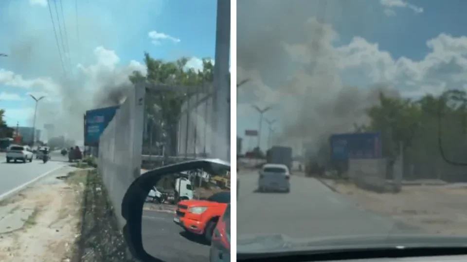 Quarto incêndio do dia em Manaus atinge área de mata próxima ao Hospital João Lúcio