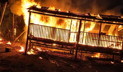 Idoso de 85 anos morre durante incêndio em casa em área de garimpo no Amapá