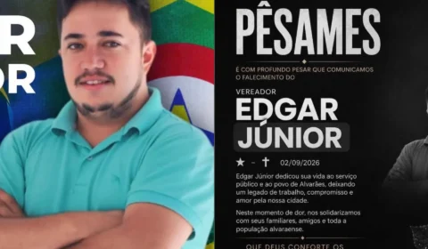 VEJA VÍDEO: Vereador Edgar Júnior morre após lancha colidir com banco de areia no interior do Amazonas