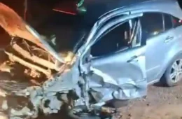 Acidente entre transporte escolar e picape deixa vítimas em Roraima
