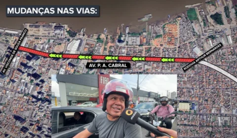 Pedro Álvares Cabral terá novo sentido a partir desta quinta-feira em Belém; motociclistas avaliam mudança