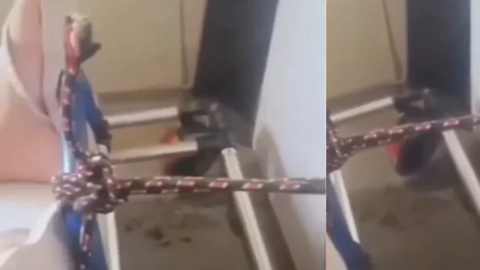 IMPROVISADO? | Vídeo mostra ambulância com porta amarrada por corda durante transporte de paciente no Pará