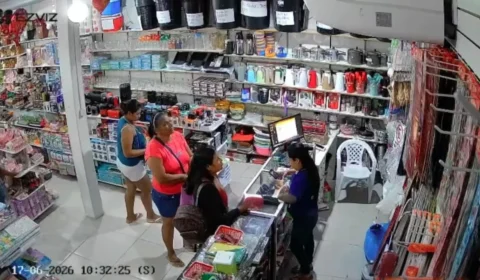 VEJA: Duas mulheres são flagradas furtando produtos de lojas no bairro Pintolândia, em Boa Vista