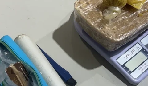 Homem monitorado por tornozeleira é preso com 1 kg de pasta base após roubo em Porto Velho