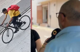 VÍDEO | Homem é flagrado saindo com bicicleta e mochila roubadas no Umarizal, em Belém