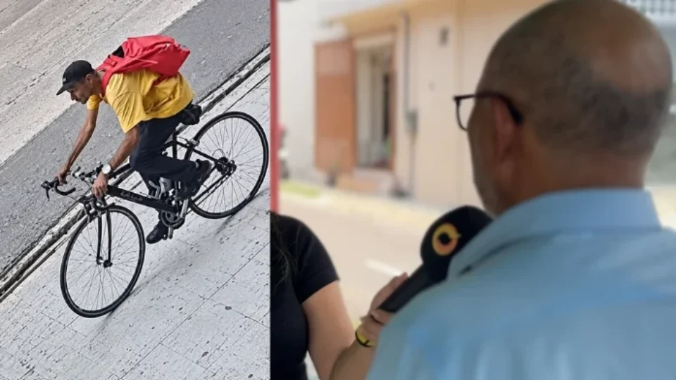 VÍDEO | Homem é flagrado saindo com bicicleta e mochila roubadas no Umarizal, em Belém