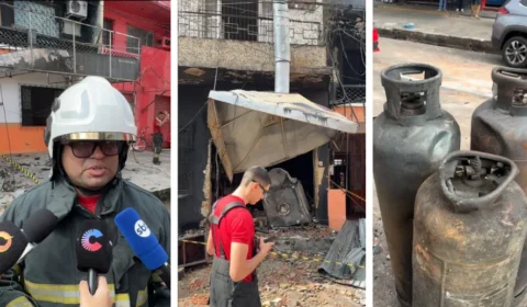 VÍDEO | Após explosão em restaurante, risco de desabamento é descartado