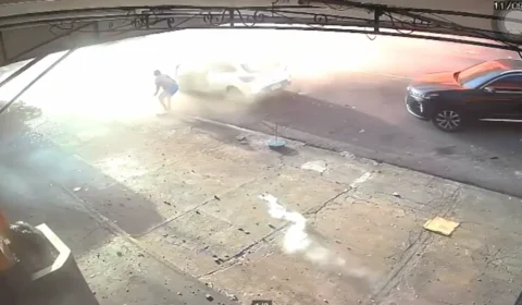 URGENTE | Vídeo mostra momento exato da explosão que destruiu restaurante em Belém