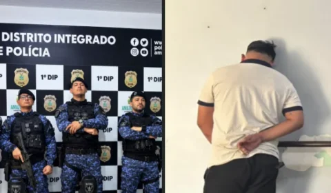 Suspeito é preso pela Romu após celular roubado ser localizado em hotel no Centro de Manaus