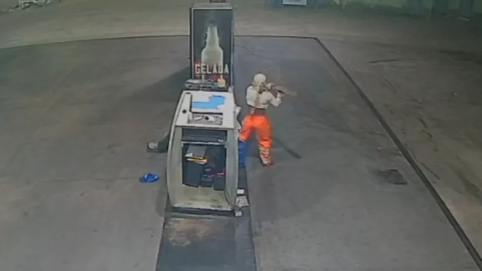 VÍDEO | Frentista morre após ser agredido com pauladas durante assalto em posto de Bragança
