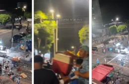 VEJA O VÍDEO | Torcedores do Paysandu entram em confronto após empate na Curuzu