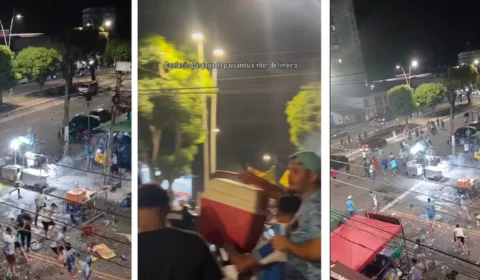 VEJA O VÍDEO | Torcedores do Paysandu entram em confronto após empate na Curuzu
