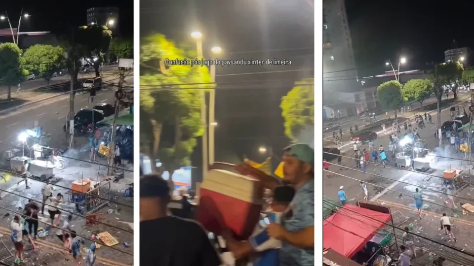 VEJA O VÍDEO | Torcedores do Paysandu entram em confronto após empate na Curuzu