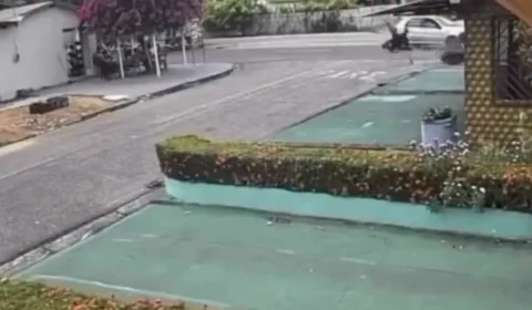 VEJA VÍDEO | Motociclista morre após colisão com carro no Pará