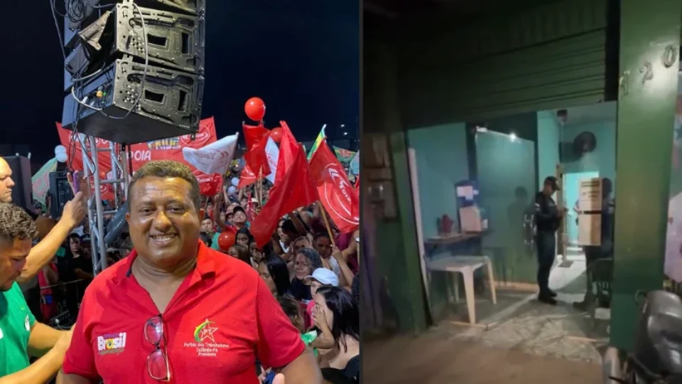 VÍDEO | Presidente do PT em Tailândia é alvo de tentativa de homicídio dentro de escritório