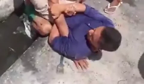 VÍDEO | Homem é contido após suspeita de tentativa de furto no Jurunas, em Belém
