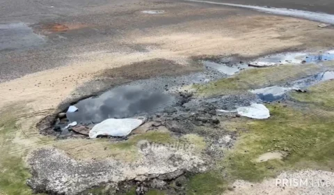 LIVE | Esgoto estourado causa mau cheiro e prejuízos a comércio no bairro Senador Hélio Campos