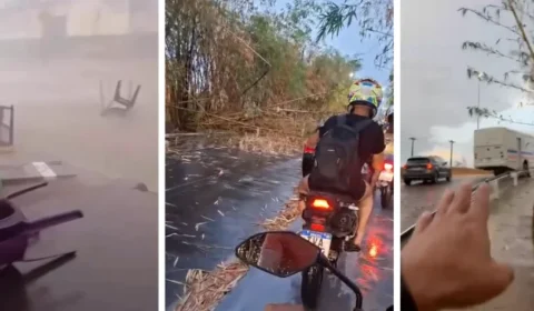VEJA O VÍDEO | Temporal assusta moradores e causa transtornos em Marabá