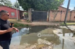 IMEDIATO COMUNIDADE | Esgoto a céu aberto causa transtornos a moradores do Jardim Primavera