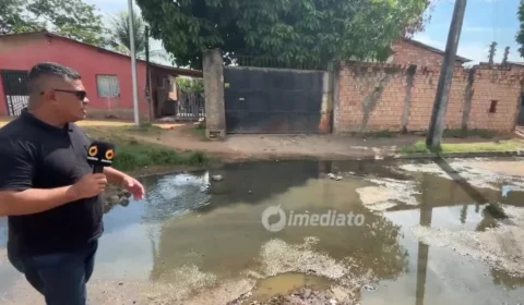 IMEDIATO COMUNIDADE | Esgoto a céu aberto causa transtornos a moradores do Jardim Primavera