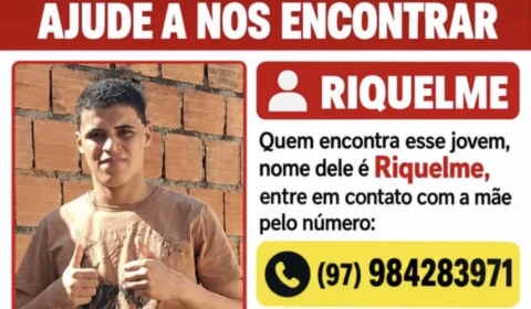 Jovem desaparece em Manaus e família pede ajuda para localizá-lo
