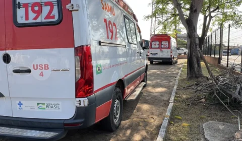 Adolescente de 15 anos furta ambulância e é detido após ser flagrado em zigue-zague na BR-364