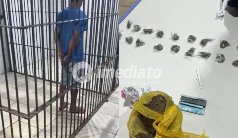 Suspeito é preso com maconha e R$ 1,2 mil durante ação da Força Tática em Porto Velho