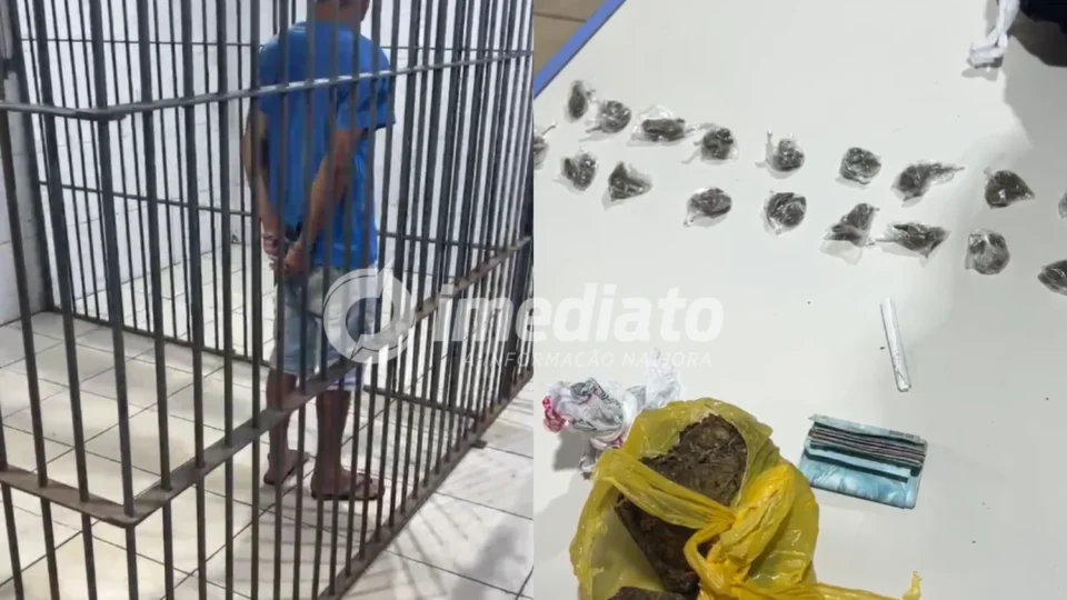 Suspeito é preso com maconha e R$ 1,2 mil durante ação da Força Tática em Porto Velho