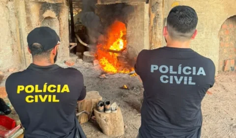 Drogas avaliadas em milhões são incineradas após apreensões em Jutaí
