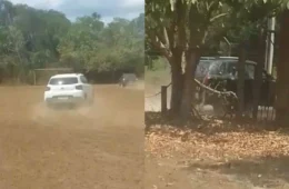 VEJA VÍDEO: Sargento da Polícia é sequestrado por criminosos em sítio na AM-070