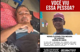 Família procura por homem que desapareceu após ser levado para clínica de reabilitação em Manaus
