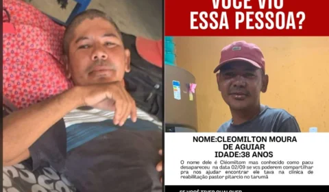 Família procura por homem que desapareceu após ser levado para clínica de reabilitação em Manaus
