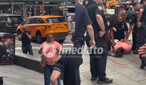 VEJA VÍDEO: Mulher é morta pela polícia após matar uma pessoa e esfaquear outras duas na Times Square, em Nova York