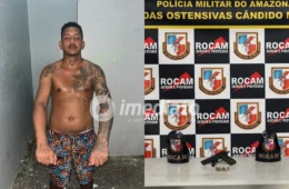 Vulgo “TH” confessa tentativa de homicídio e é preso com arma de fogo no interior do Amazonas
