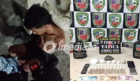 VEJA IMAGENS: Homem é preso com drogas, dinheiro e três balanças de precisão no São José II