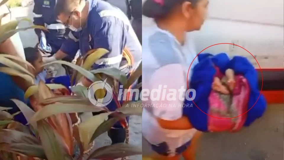VEJA VÍDEO: Bebê é abandonado na porta de casa e encontrado chorando por moradores no Novo Aleixo