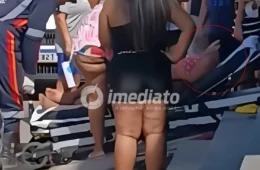 Mulher entra em trabalho de parto e dá à luz bebê prematuro em calçada de Manaus