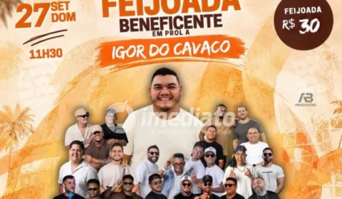 Feijoada beneficente reúne pagode e atrações em Manaus para ajudar mulher com diabetes tipo 1