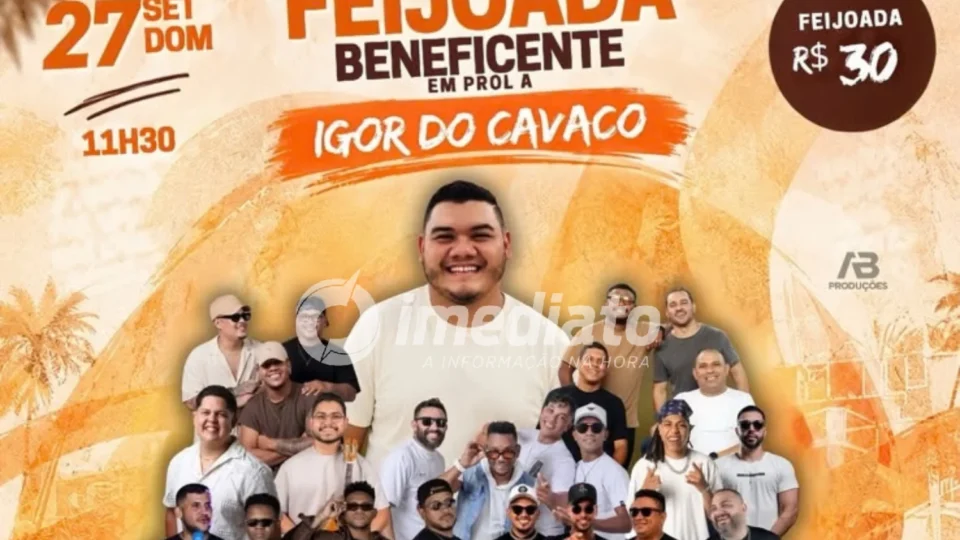 Feijoada beneficente reúne pagode e atrações em Manaus para ajudar mulher com diabetes tipo 1