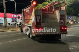 Fogo atinge bloco D do HGR durante a noite e mobiliza bombeiros em Boa Vista