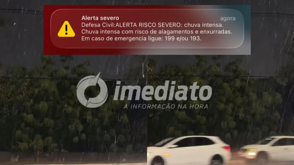 RISCO SEVERO: Defesa Civil alerta para chuva intensa com alagamentos e enxurradas em Manaus