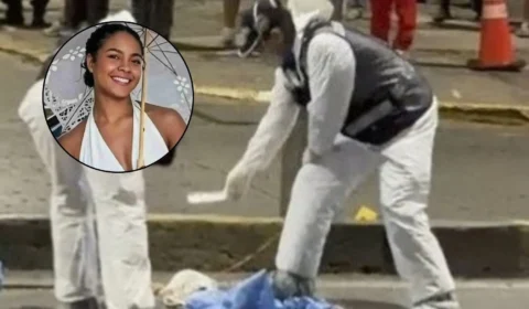 VEJA VÍDEO: Jovem tem corpo partido ao meio após perder o controle de motocicleta e bater contra poste na Colômbia