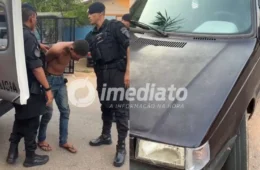 Trabalhador tem carro furtado durante obra e suspeito é preso após fuga
