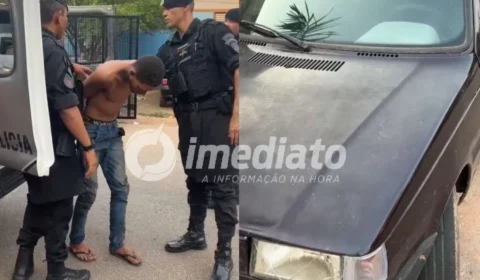 Trabalhador tem carro furtado durante obra e suspeito é preso após fuga