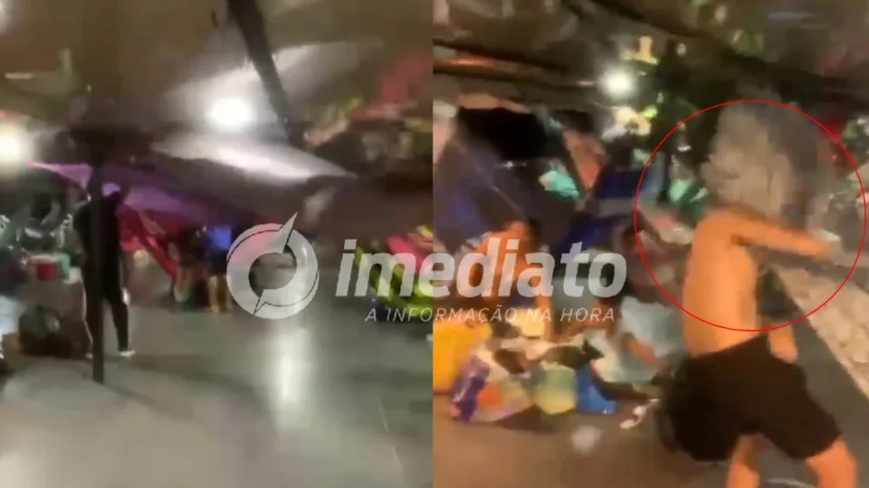 VEJA VÍDEO: Temporal desaba sobre Manaus e provoca pânico entre passageiros dentro de embarcações