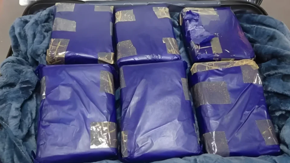 A CASA CAIU: Mulher é presa com 12 kg de skunk escondidos em mala no Aeroporto de Manaus