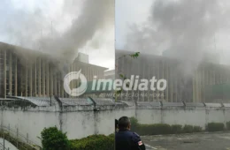 VEJA VÍDEO: Fogo e correria assustam moradores durante incêndio em prédio de Manaus