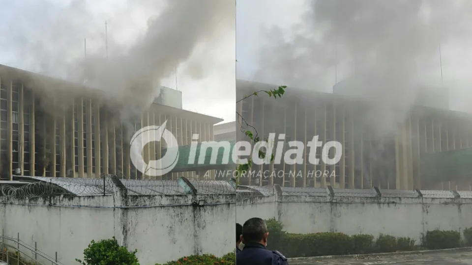 VEJA VÍDEO: Fogo e correria assustam moradores durante incêndio em prédio de Manaus