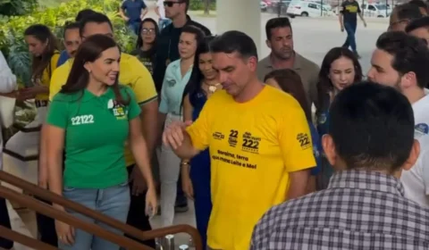 Débora Menezes recebe Flávio Bolsonaro em Manaus e destaca pautas prioritárias para o Amazonas
