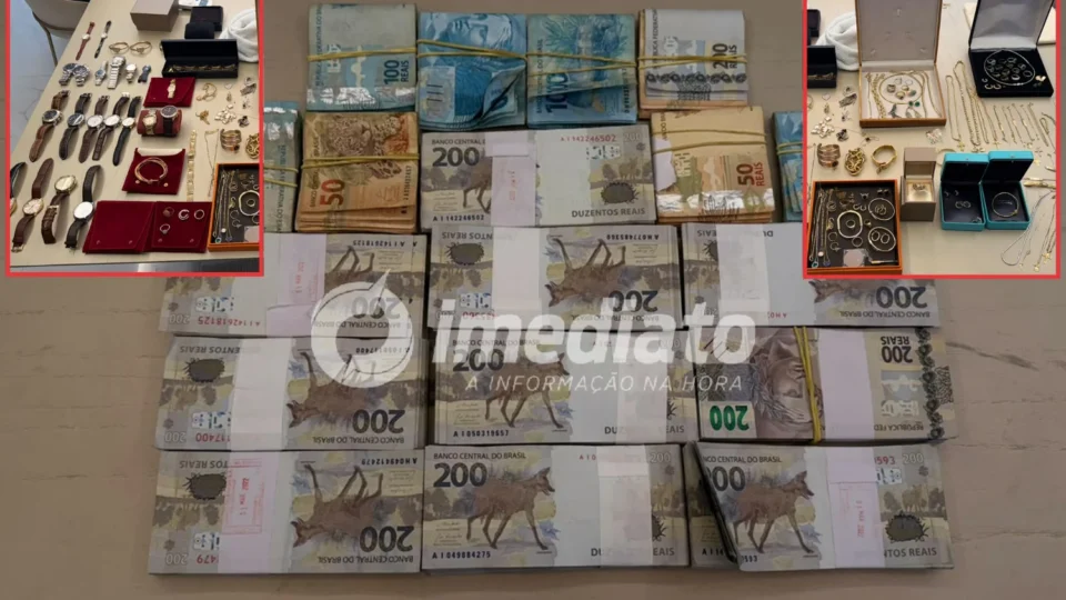 Dinheiro, joias, relógios e carros de luxo são apreendidos durante operação que investiga administração municipal de Coari